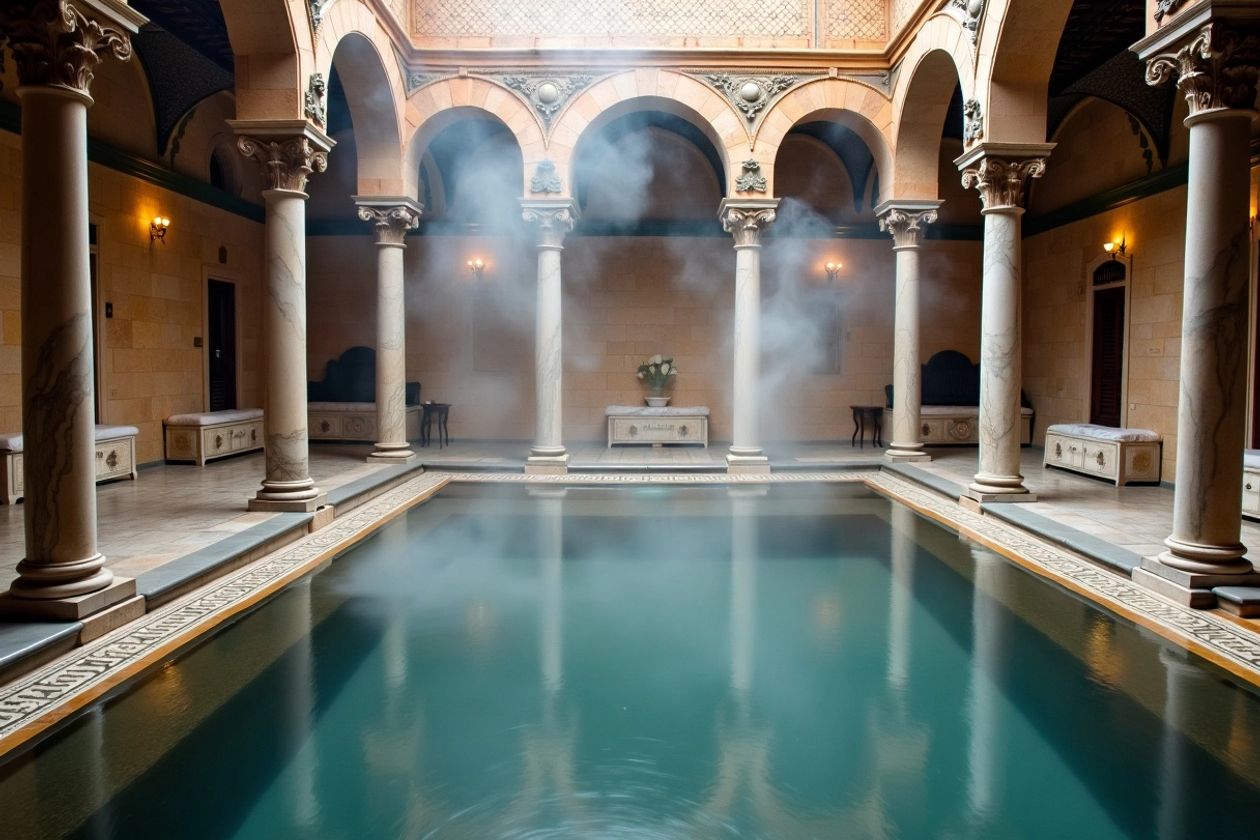 Türk Hamamı: İstanbul'da Mutlaka Denemeniz Gereken Bir Deneyim İstanbul'da Türk hamamı iç mekan görüntüsü.